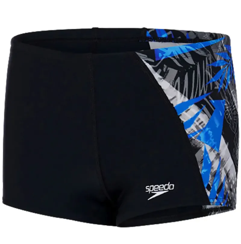 Speedo Boy's Digital Panel Aquashort Navy